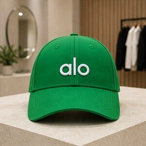 ALO Yoga Green Sport Baseball Cap Hat Activewear